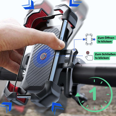 360° SmartBike Handyhalter (geeignet für alle Smartphones)