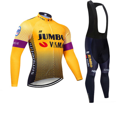 Jumbo - Professionelles Langarm-Radsportbekleidungsset