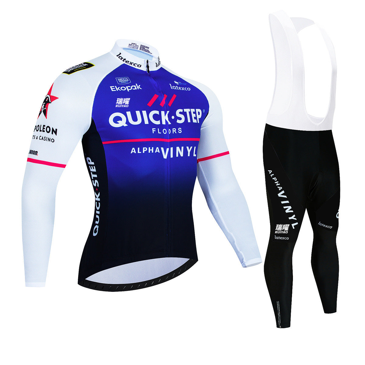 Schnell Schritt - Professionelles Langarm-Radsportset