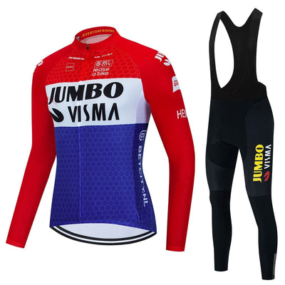 Jumbo Visma - Professionelles Langarm-Radtrikot
