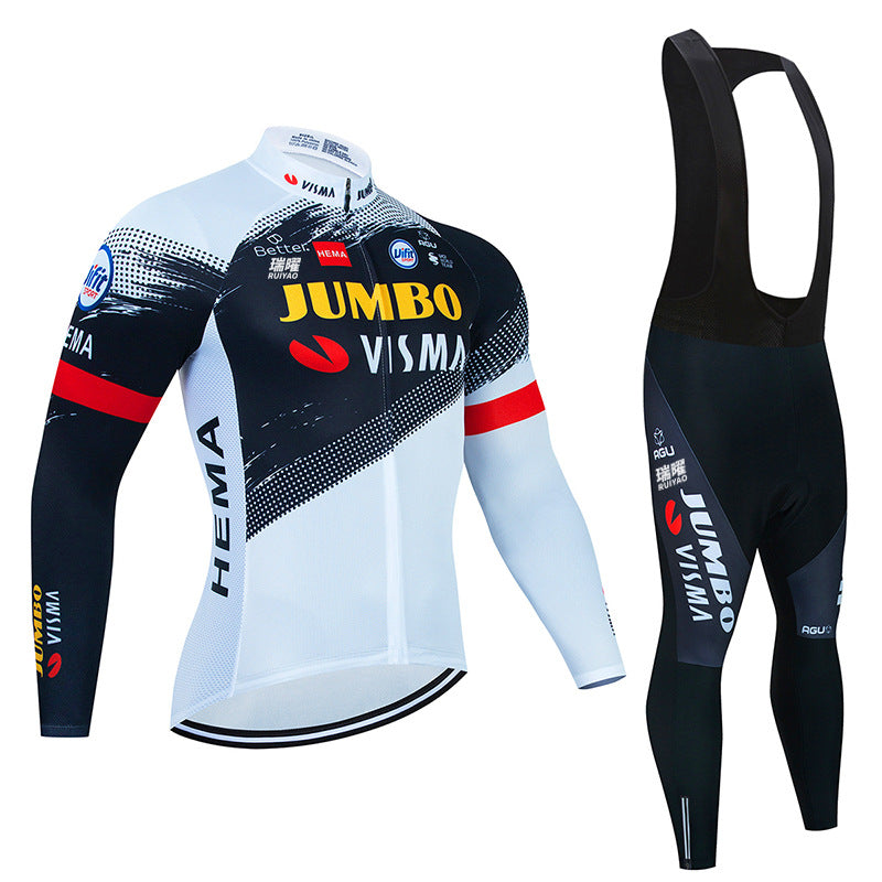 Jumbo - Professionelles Langarm-Radsportbekleidungsset