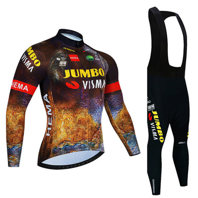 Jumbo - Professionelles Langarm-Radsportbekleidungsset