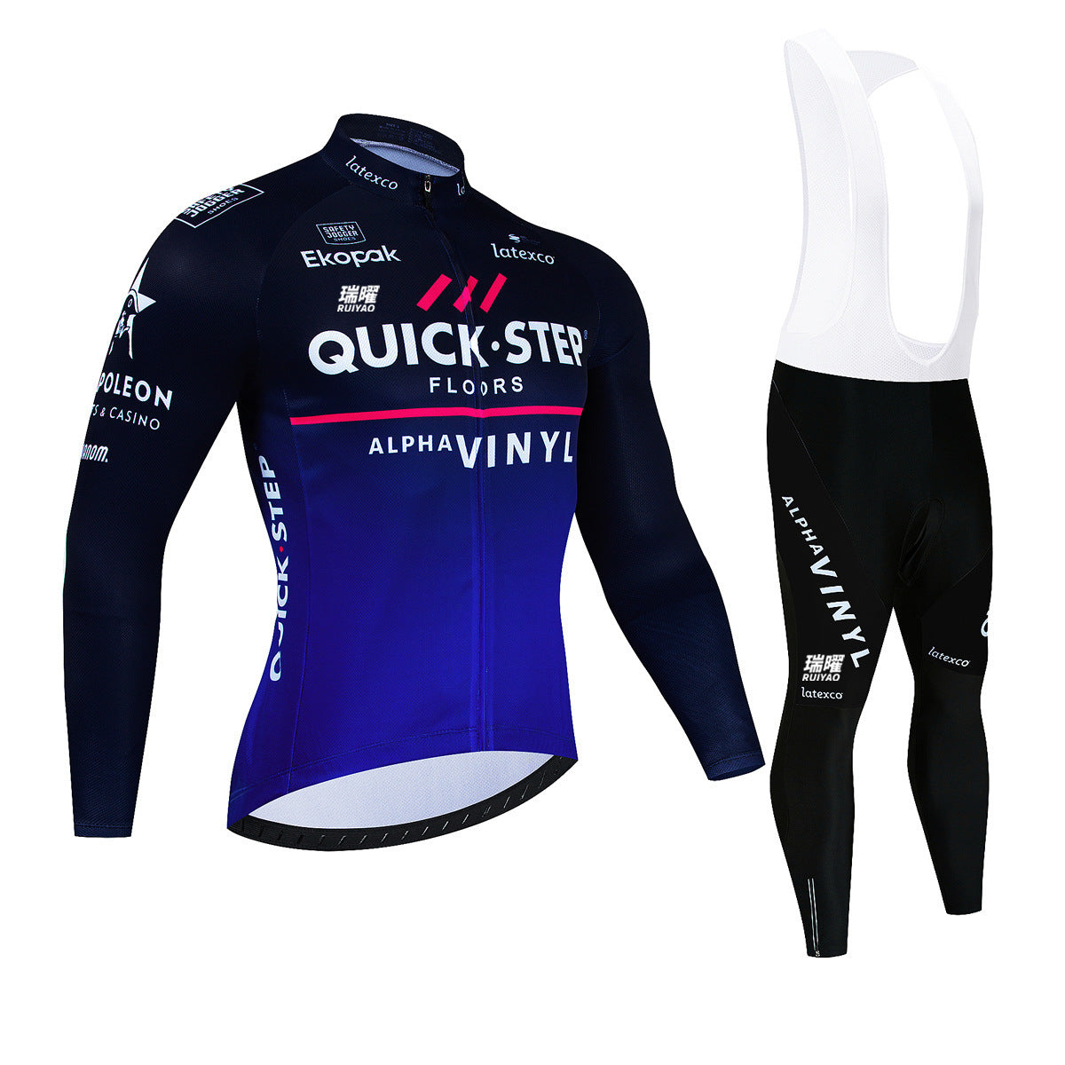 Schnell Schritt - Professionelles Langarm-Radsportset