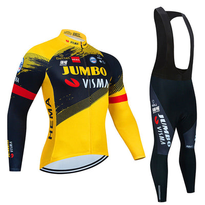 Jumbo - Professionelles Langarm-Radsportbekleidungsset