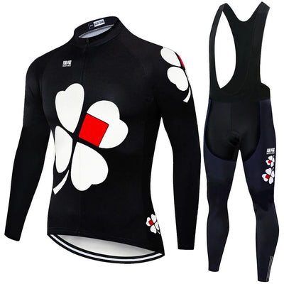 FDJ - Professionelles Langarm-Radtrikot