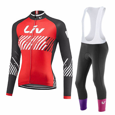 LIV V2 - PRO DAMEN WINTER RADSET MIT TRÄGERHOSEN